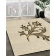 thumbnail image 3 of Ahgly Company Tapis Rond Lavable en Machine Intérieur Transitionnel Pérun Brun, 8 Pieds Rond, 3 of 7