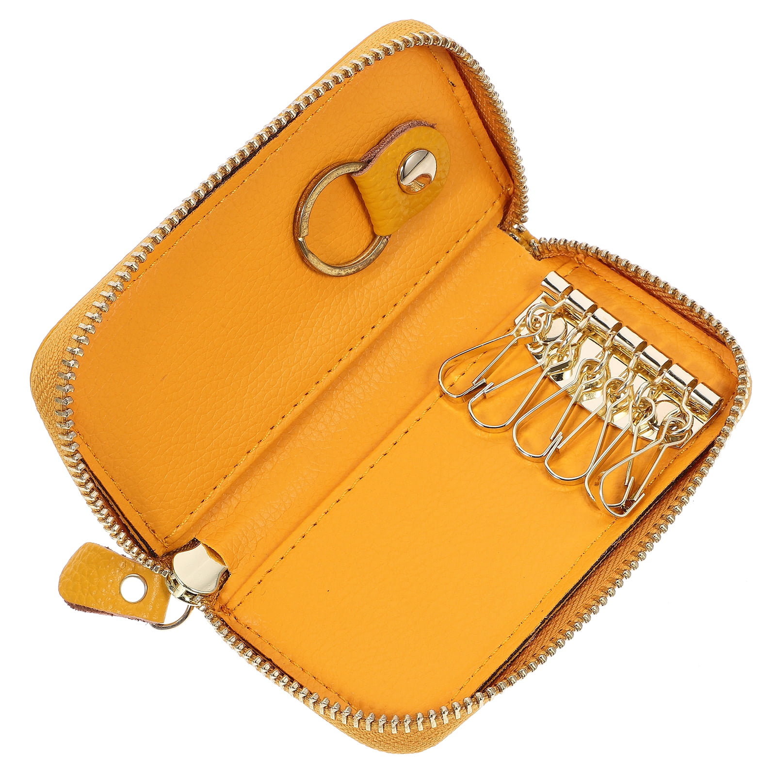 Gjinxi 2PCS Leather Car Key Sleeve, Vintage Broken Loop Replacement PU Keychain Protector, Stylish Auto Key Holder Covers For Women Men