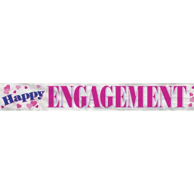 Unique Party Happy Engagement Banner (Pack of 3)