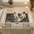 thumbnail image 2 of WOBOGO Spiritual Night Baby Playmats Extra Large Waterproof Rollable Activity Pads for Toddlers 50×50inch, 2 of 7