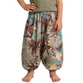 thumbnail image 6 of XUNKUSGA Cute printed loose-fitting casual pants for boys and girls,Brown,1 Years, 6 of 6