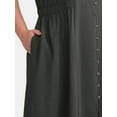 thumbnail image 3 of Terra & Sky Women's Plus Size Utility Shirt Dress, 0X-5X, 3 of 4
