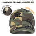 thumbnail image 2 of Zando Toddler Baseball Hat for Boys 3-8 Years Adjustable Baby Baseball Cap for Summer Sun Protection Camouflage, 2 of 7