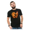 thumbnail image 4 of Funny Thanksgiving Dinner 67 College meme six seven Turkey Tee shirt (3X-Large Grey), 4 of 6