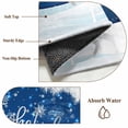 thumbnail image 6 of Area Rugs for Living Room Bedroom, Navy Blue Christmas 4'x6' Rug Washable Carpet Runner Indoor Outdoor, Winter Xmas Elk Snowflake Pine Trees Non Slip Accent Floor Mats Rug for Kitchen, Office, 6 of 8