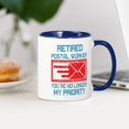 thumbnail image 3 of CafePress - Retired Postal Worker Graphic: You'Re No Mugs - 11 oz Ceramic Mug - Novelty Coffee Tea Cup, 3 of 4