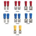 thumbnail image 4 of Juego de terminales de crimpado eléctricos, conectores de cable de pala con sello aislado, hembra, 2,8 mm, 4,8 mm y 6,3 mm, 10/50/100 unidades, 4 of 5