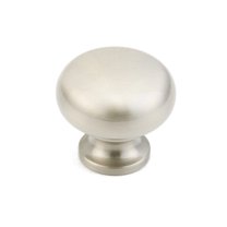 Schaub And Company 706 Baroque 1-1/4" Solid Brass Traditional Mushroom Round Smooth Luxury