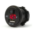 thumbnail image 3 of QC3.0 Quick charge Energy saving time saving Voltage Meter Voltmeter Display ,Car charger with smart on/off Waterproof ,Comprehensive Energy Data, 3 of 7