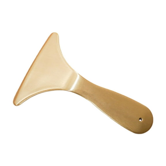 Kuntesetty Brass Gua Sha Tool Multi Functional Scraping Massage Tool for Back Body Neck