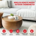 thumbnail image 3 of Termómetro inalámbrico ThermoPro para interiores y exteriores, alcance 152 m, 3 of 8