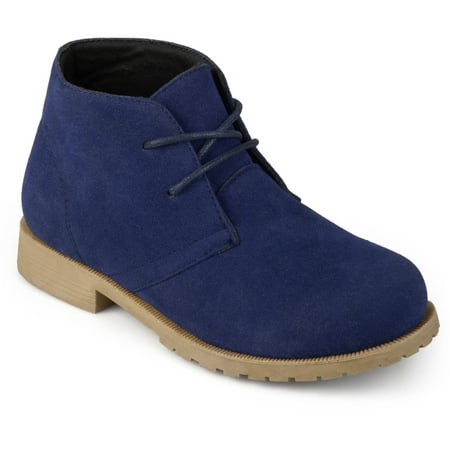 Brinley Co. Toddler Boys' Faux Suede Lace-up Chukka Boots - Walmart.com