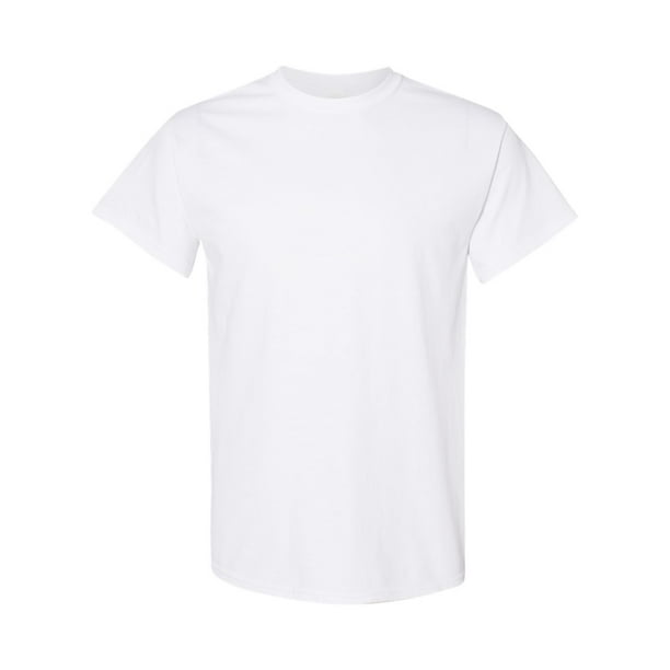 OXI - Men Heavy Cotton Multi Colors T-Shirt Color White 4X-Large Size ...