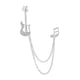 thumbnail image 5 of 2x Broche de Nota Musical para Hombre, Broche de Solapa, Alfileres de Cuello, Broche de Cadena Colgante, Broche de Cadena para Aniversario de 2 piezas, 5 of 8