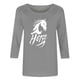 thumbnail image 5 of TaTaai Womens 2026 New Year Celebration Print Three Quarter Sleeve Top Round Neck Casual Blouse Holiday Festival Party Wear Gift, 5 of 5
