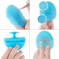 thumbnail image 4 of CZQ Soft Silicone Facial Cleansing Brush， Manual Face Scrubber Exfoliating Massage Scrub Acne Blackheads Remove Handheld Pads for Sensitive, Delicate(Pack of 2), 4 of 5