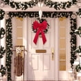 thumbnail image 4 of 6 Piezas Lazos Grandes de Terciopelo Rojo Lazos Navideños Lazos Colgantes Navideños para Decoración de Coronas Navideñas o Decoración de Adornos de Árboles, 4 of 4