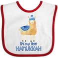 thumbnail image 3 of Inktastic It's My First Hanukkah Boys or Girls Baby Bib, 3 of 4