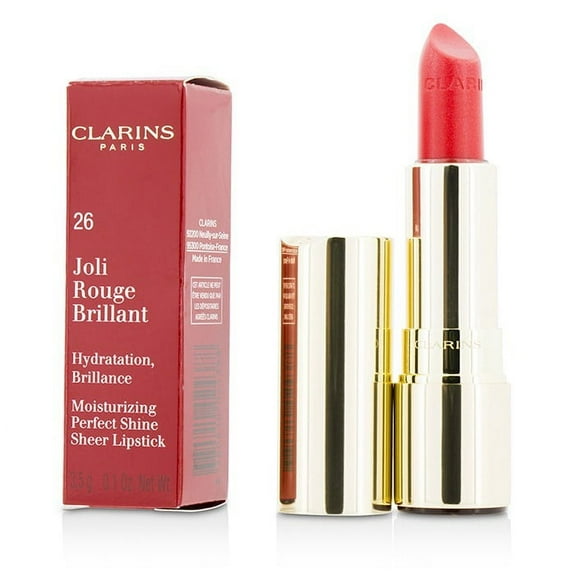 Joli Rouge Brillant (Moisturizing Perfect Shine Sheer Lipstick) - # 26 Hibiscus 0.1oz