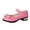 Pink, variant on Girls Dress Shoes Toddler Little Kid Flats Mary Jane School Bowknot Girl Party Ballerina Flat Shoes for Kids Red 28