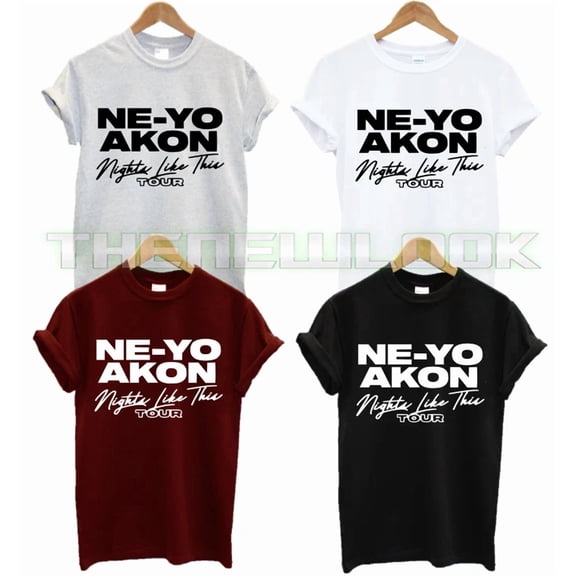 Ne-yo Akon Nights Like This Tour T-Shirt 2026 Concert Music Unisex Tee