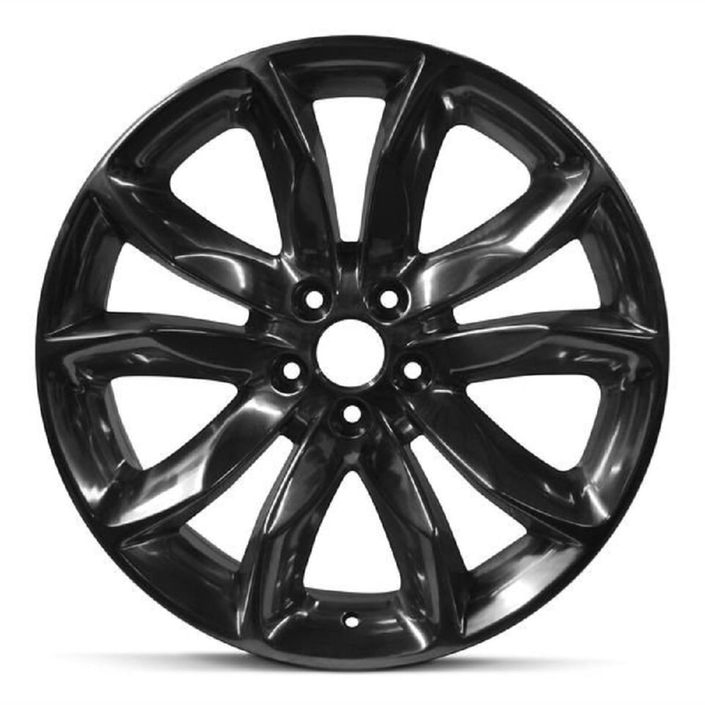 Road Ready Chrome Wheel Rim For 11 15 Ford Explorer x8 5 Inch Black 5 Lug Walmart Com Walmart Com