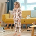 thumbnail image 5 of joogoo Cute Monkey Sleeping Pajamas Set Long Sleeve Soft Cotton Sleepwear 2 Piece 24M, 5 of 7