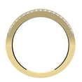 thumbnail image 4 of Dazzlingrock Collection 0.33 Carat (ctw) 14K Round Cut Diamond Double Row Anniversary Wedding Band 1/3 CT, Yellow Gold, Size 5, 4 of 4