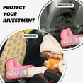thumbnail image 3 of Pink Cute Pig Polka Dots Mats Back Seat Protectors, Car Seat Protector Vehicle Organizers Waterproof Cover Back Seat Cover for Kids with 3 Storage Pockets 2 Pack, 3 of 5
