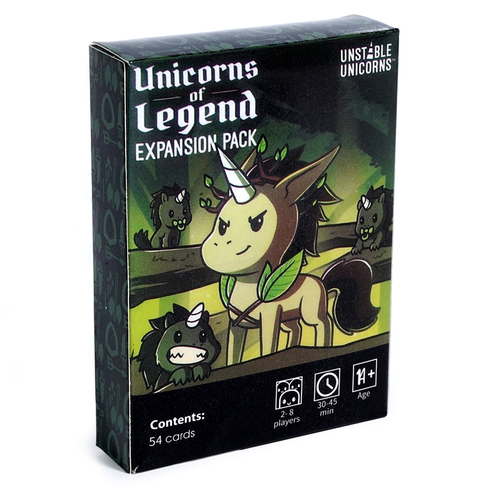 Unstable Unicorn Card Set, Strategy Game for Adults, Family Party, Casual Board Game, Cards (English Version) (Black Basics 6 Expansions