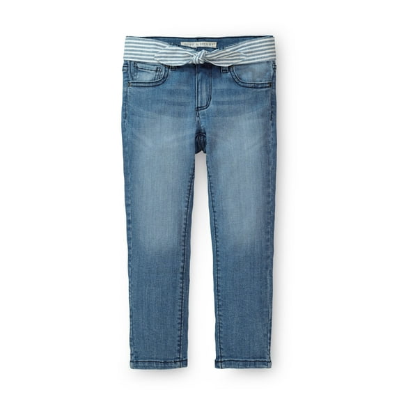 Hope & Henry Girls' Eyelet Bow Back Dress