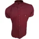 thumbnail image 4 of Camisa Manga Corta Slim Fit Hombre Casual Vestir Cuello Mao, 4 of 8