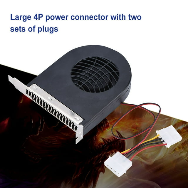 New High Quality PCPU Cooling Fans,Mini System PCI Slot Computer Exhaust Fan System PCI Slot Blower Rugged and Tough
