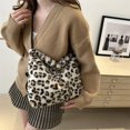 thumbnail image 4 of Bolso Mano Hombro para Mujer Compras Peludo Y Esponjoso Felpa, 4 of 6