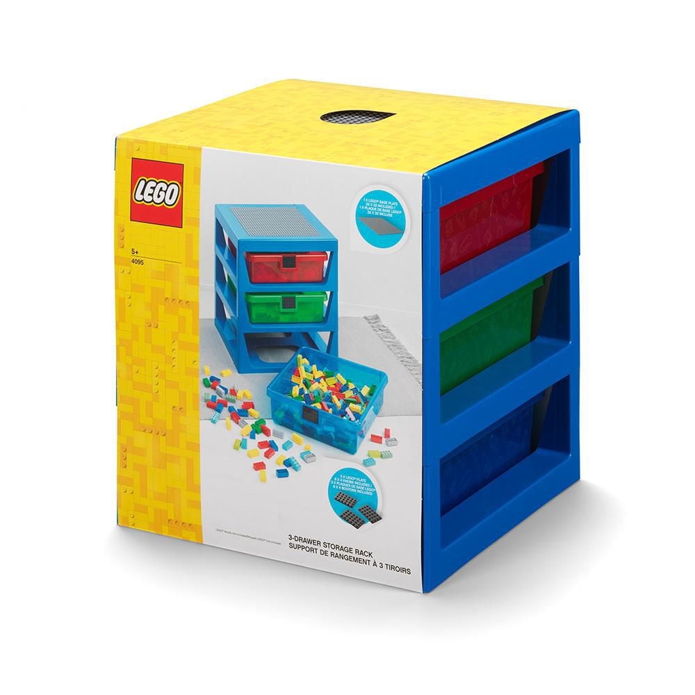 Lego - 3 Drawer Storage Rack
