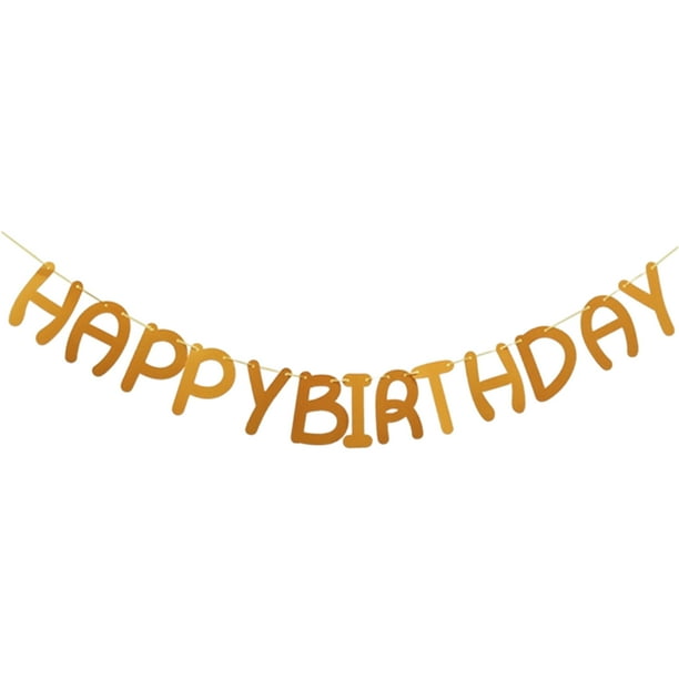 Kearding 1 Uds. Conjunto de tarjeta de papel rosa de 14,7 pies, cartel de cumpleaños para decoraciones para fiesta de cumpleaños, decoraciones Kits de decoración para fiestas Naranja 14.7 pies
