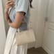 thumbnail image 4 of Bolso tejido a mano para mujer, Bolso de compras, Bolso de viaje y monederos, Bolso de mano (blanco), 4 of 7