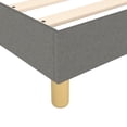 thumbnail image 6 of vidaXL Bed Frame Platform Bed Mattress Foundation Bedroom Furniture Fabric, 6 of 7