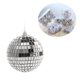 thumbnail image 1 of Paquete de 6 minibolas de discoteca con espejo para árbol de Navidad (6 cm), 1 of 5