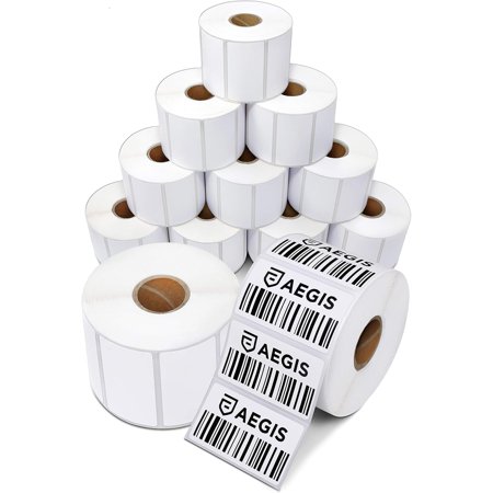 2 ¼” x 1 ¼” Direct Thermal Labels – Barcode & Address Labels, Perforated, Compatible with Rollo, Zebra & Other Desktop Printers