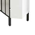 thumbnail image 7 of 37.40" Corner Storage Cabinet, White, 7 of 7
