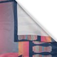 thumbnail image 3 of Ambesonne Palms Kitchen Curtains, Ombre Line Sunset Sea Scenery, 55"x39", Mustard Coral Violet, 3 of 3
