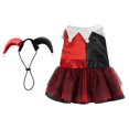thumbnail image 3 of TRKIYQC Navidad Halloween Mascota Disfraz Gato Perro Camisa con Alas de Mariposa y Diadema para Fiesta Cosplay Suministros TRKIYQC casual, 3 of 8