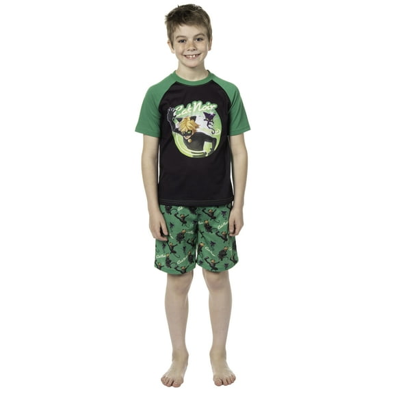 Miraculous: Tales of Ladybug & Cat Noir Boys' Character Pajama Set Shorts