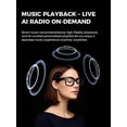 thumbnail image 5 of 1080P HD AI Smart Camera Glasses, Bluetooth 5.4 Recording Glasses, Dual Mic ENC Noise Reduction, Blue Light Filtering Lenses, Video Glasses with Men and Women, M01 Black, 5 of 9