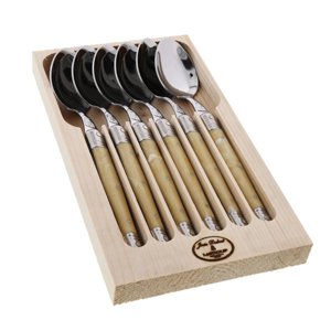 Laguiole Jean Dubost - Set 6 Cucharas Sopa Marmol