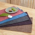 thumbnail image 6 of Linen Placemats 12x18 Inch Place Mats Natural Rustic Tablemats For Fall Thanksgiving-Golden-Set Of 4, 6 of 7