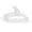 White #0, variant on Plastic Hangers, Non Slip Heavy Duty Hangers for Dry or Wet Clothes, Space Saving Hangers with No Shoulder Bumps for Shirts, Dresses, Pants, and Coats