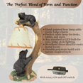 thumbnail image 4 of Tree Climbing Bears Lamp/Night Light Cabin Lodge Home Décor, 4 of 8