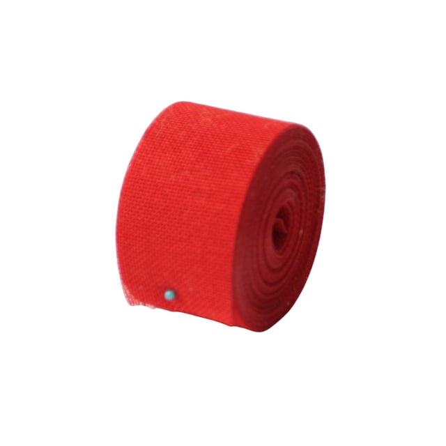 Bearachild Cinta de arpillera de 5CM, manualidades DIY de lino, varios colores, rollo de tejido ecológico ligero, decoraciones de fiesta cosidas Kits de decoración para fiestas Rojo
